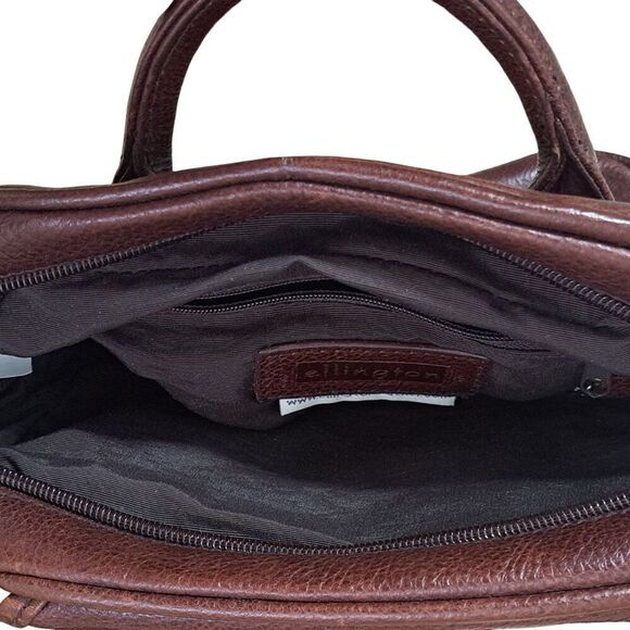 Ellington Sling Shoulder Leather Bag Messenger Pack Men Travel Crossbody Pouch - Picture 9 of 11